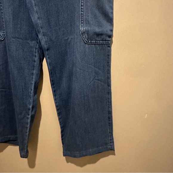 Rewash Brand Cargo Jeans Womens Juniors Size 9 Flowy Wide Leg Lightweight Baggy - Picture 3 of 8